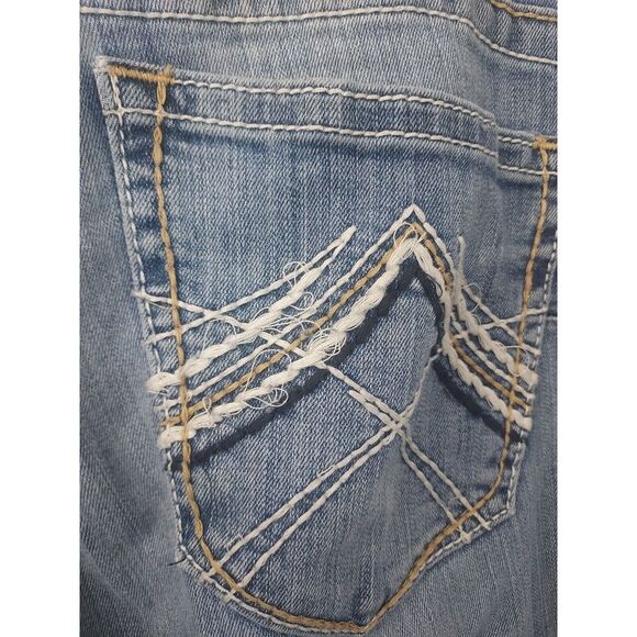 Ariat Jeans Woman Size 31XL R.E.A.L. Mid Rise Stretch Whipstitch Boot Cut Jean - Picture 8 of 13